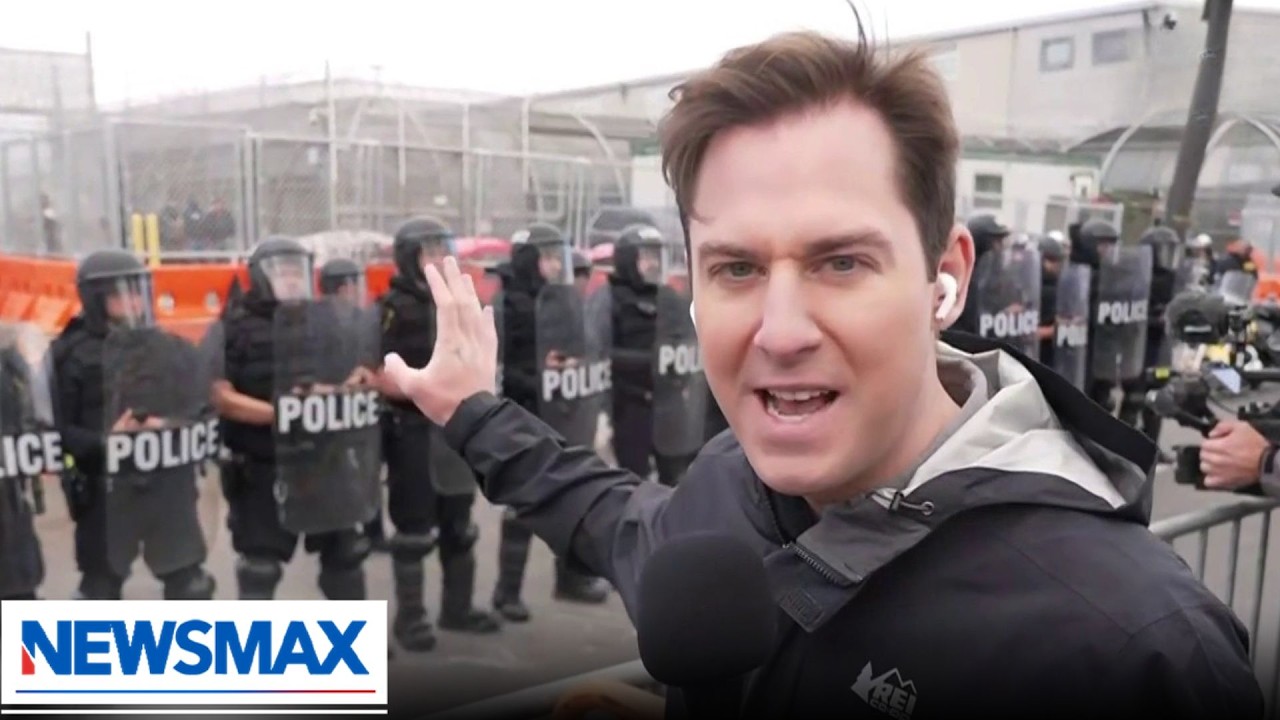 Anti-ICE, pro-Trump crowds clash at Delaney Hall detention facility | Saturday Report