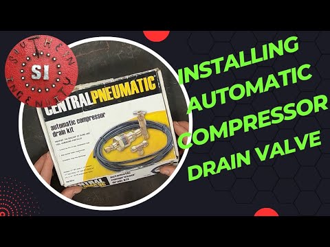 How I Installed the Harbor Freight 68244 Automatic Compressor Drain Kit on my Air Compressor