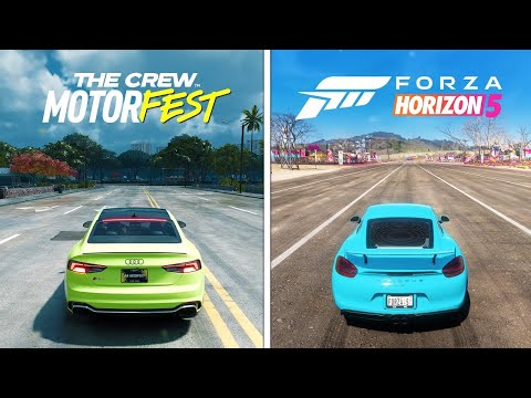 The Crew Motorfest vs. Forza Horizon 5 | Over 20 Details & Physics Comparison!