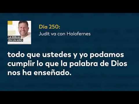 Día 250 Judit va con Holofernes — La Biblia en un Año