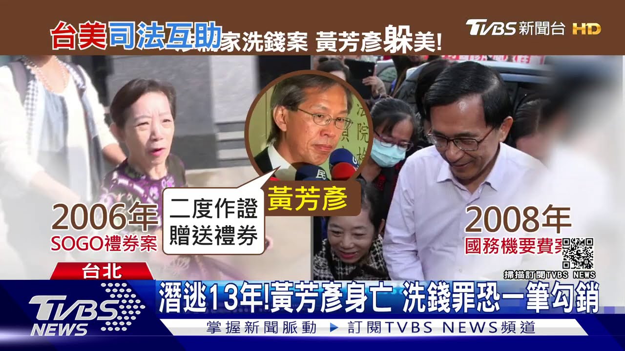 潛逃13年！黃芳彥身亡　洗錢罪恐一筆勾銷