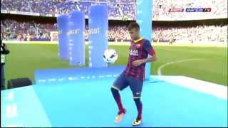 Neymar wird beim FC Barcelona vorgestellt
