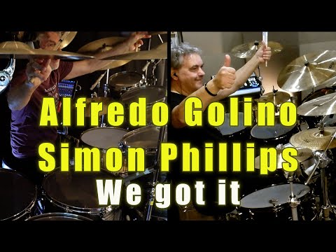 Alfredo Golino - Simon Phillips "We got It"  (video trailer)