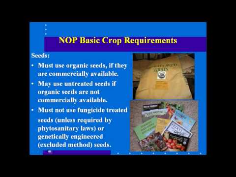 ABCs of Organic Certification Webinar by eOrganic