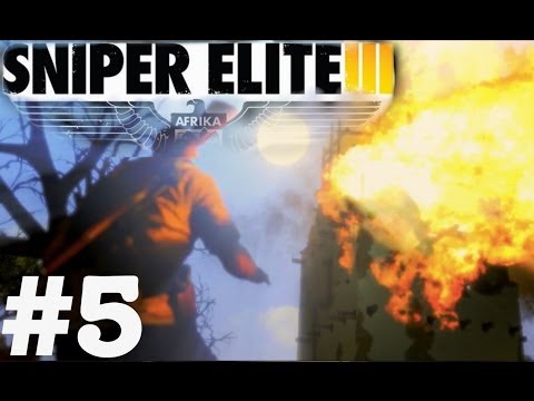 Sniper Elite 3 Authentic Difficulty Gameplay Walkthrough Part 5 "Sniper Elite 3" Afrika Co-op