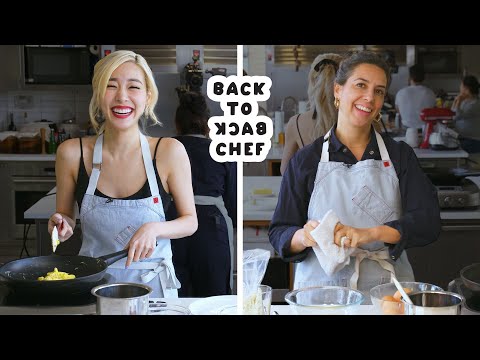 Tiffany Young Tries to Keep Up with a Professional Chef | Back-to-Back Chef | Bon Appétit