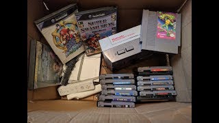 Thrift Store Game Finds! HUGE NES Haul, Gamecube Games, Goodwill Wii bundle,  TONS of finds!