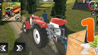 Cargo Tractor Trolley Simulator v2  - Walkthrough Gameplay Part 1 (Android)