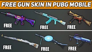 Pubg Mobile ! How To Get Free Gun Skins In Pubg Mobile Hindi