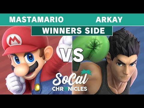 Socal Chronicles 2020 - NVR | POW | Mastamario (Mario) Vs Cal | Arkay (Little Mac) Singles Pools