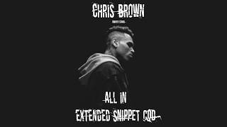 Chris Brown - All In - New Extended Snippet (CDQ)