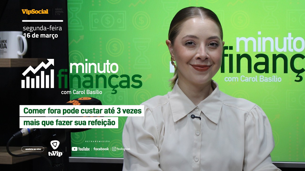Minuto Finanças | Comer fora pode custar até 3 vezes mais