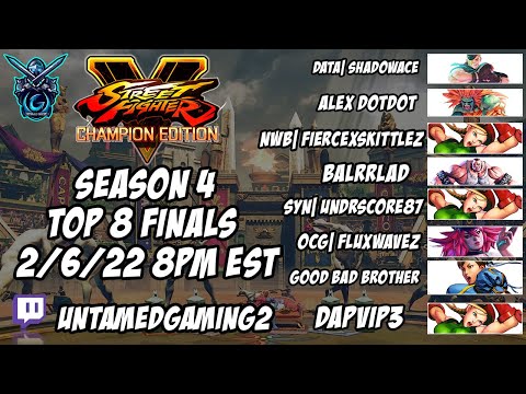 SFV CE Season 4 Top 8 Finals 2/6/22