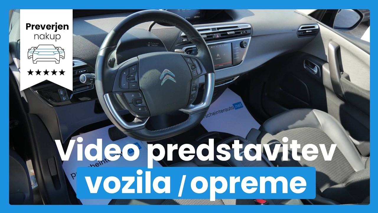 Citroën C4 Grand SpaceTourer BlueHDi 130 S S Shine Avt. - 7 SEDEŽEV - PANORAMA