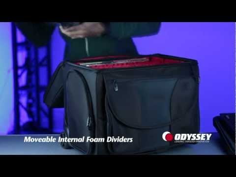 DJ Bags Redline Elite™ Series by Odyssey: BRL17C Courier bag & BRL17W Shuttle Bag Trolley