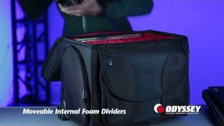 DJ Bags Redline Elite™ Series by Odyssey: BRL17C Courier bag & BRL17W Shuttle Bag Trolley
