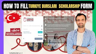 Türkiye Bursları Scholarship 2026 | Step-by-Step Application Form Filling | Bachelor, Master & PhD