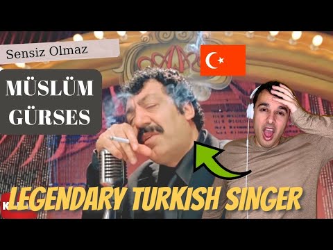 Italian Reaction 🇹🇷 Müslüm Gürses - Sensiz Olmaz [Official Music Video]