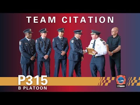 Toronto Firefighters Honoured for Life-Saving Rescue on Shaw Street