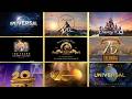 Movie Studios 75th 100th Anniversary Intros Logos Combined Endings