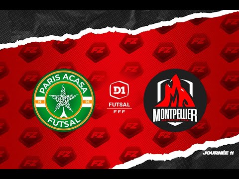 J11 : Paris Acasa Futsal - Montpellier Méditerranée en direct !