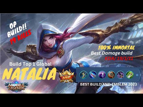 WATCH OUT! Natalia The Stealth Assassin! - FORGET NATALIA = DIE !! BEST NATALIA BUILD 2023 - MLBB