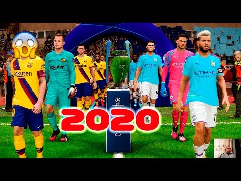 PES 2020 | FINAL ⚽⚽⚽ UEFA Champions League 2020 | Manchester City vs Barcelona FC
