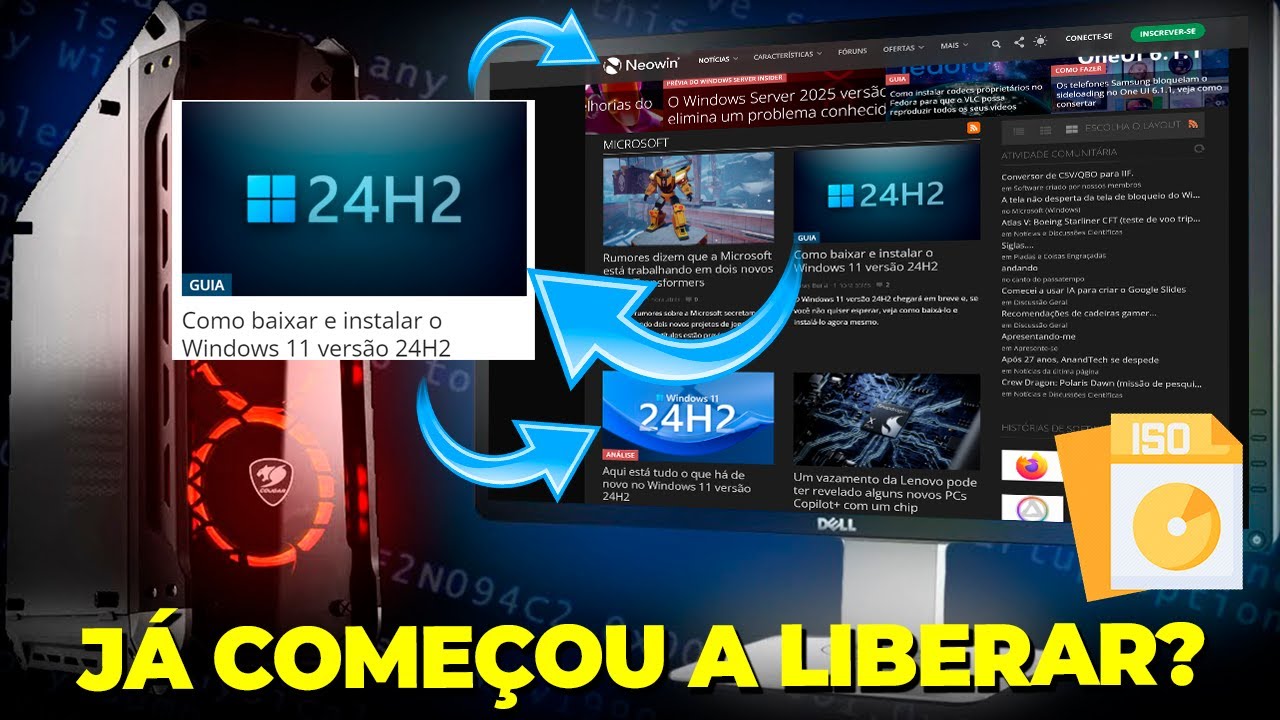 Windows 11 24H2 OEM SETEMBRO UPDATE! TUDO SOBRE a NOVA VERSÃO! Neowin MOSTRA COMO BAIXAR E INSTALAR