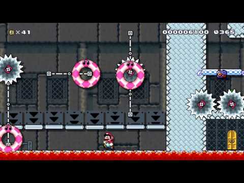 Bouncy Trial by Bilbo - Super Mario Maker - No Commentary 1AE