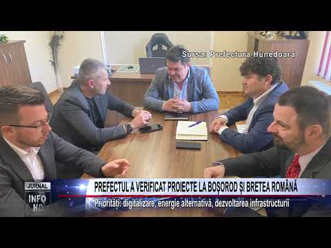 PREFECTUL A VERIFICAT PROIECTE LA BOȘOROD ȘI BRETEA ROMÂNĂ