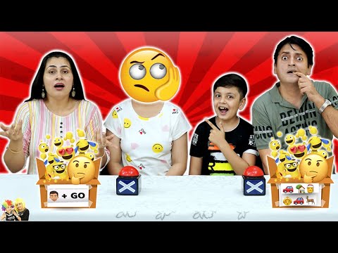 EMOJI CHALLENGE 1 | Family Challenge | Mom vs Dad | Aayu and Pihu Show