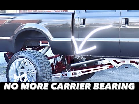 YOUR F250 NEEDS THIS ! single piece driveshaft | NO MORE CARRIER BEARING