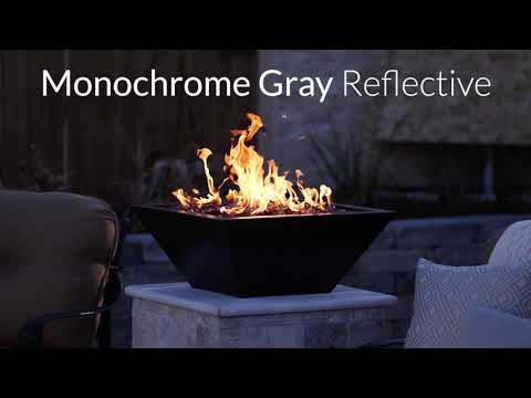 Monochrome Gray Reflective Fire Glass | BBQGuys Signature Series