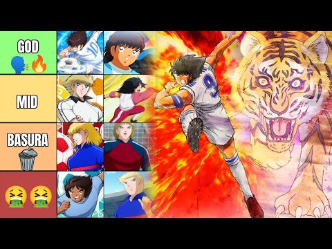TIERLIST DEFINITIVA de los MEJORES JUGADORES de CAPTAIN TSUBASA