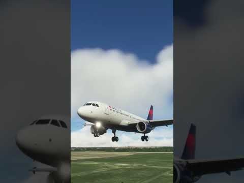 Delta Airbus A320 BUTTER Landing into DENVER - Microsoft Flight Simulator