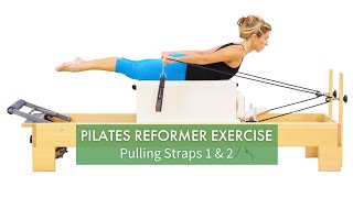 필라테스 리포머 운동: 풀링 스트랩 1 & 2 | Pilates Anytime