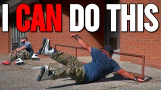 Grinding My First Street Rail // USD Sway // Aggressive Inline Skate Vlog
