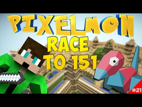 Minecraft Pixelmon 3.1: Race to 151 - Ep 21 "The Final Porygon Piece"