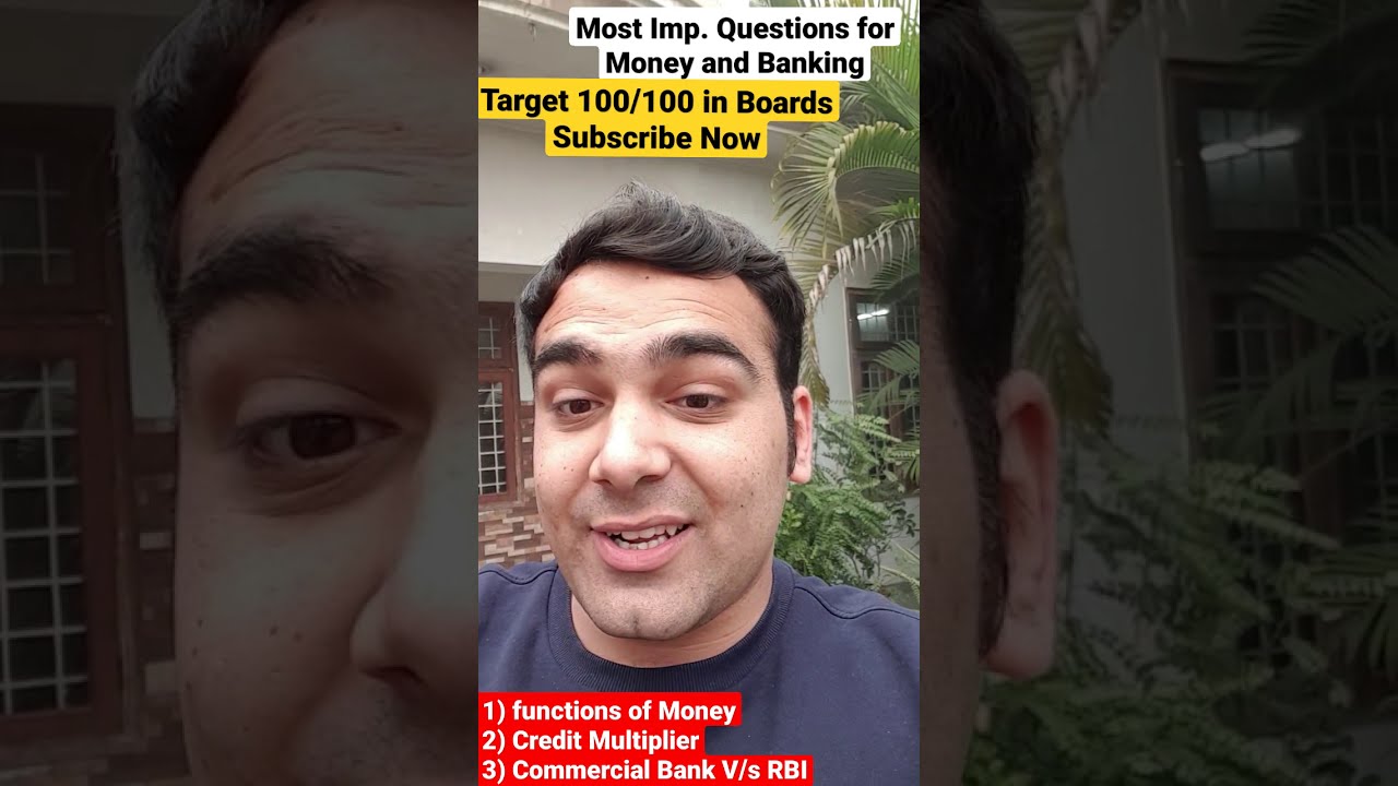 Money and Banking Most Important Ques.🔥| Target 3 Ques and Chapter Complete | LearnKaro Class 12