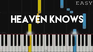 Heaven Knows - Rick Price | EASY Piano Tutorial