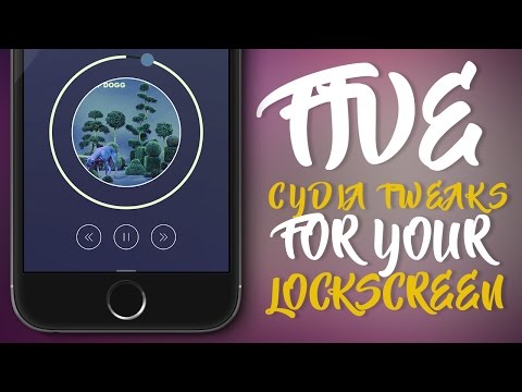 FIVE BEST CYDIA TWEAKS FOR YOUR LOCKSCREEN - iOS 9 - 9.3.3 Jailbreak Cydia Tweak