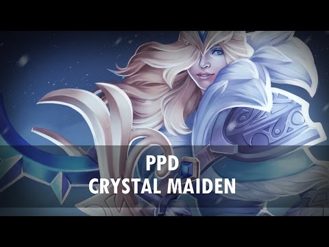 ppd Crystal Maiden plays in Dota 2