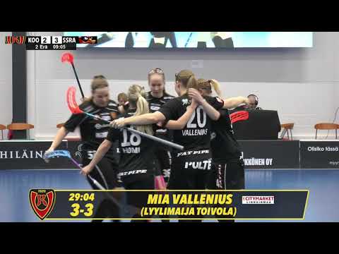 Naisten Salibandyliiga: Koovee–SSRA, Kohokohdat