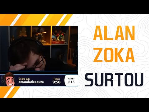 ALANZOKA SURTANDO com os amigos no Chased by Darkness