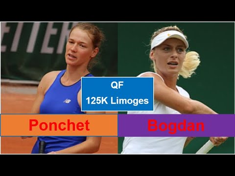 Jessika Ponchet (FRA) - Ana Bogdan (ROU) | QF Limoges Women Challenger 2021