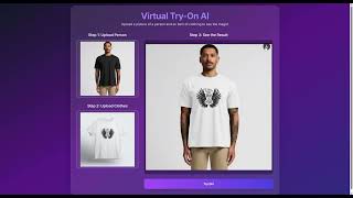 Virtual Try-On AI Video Demo | AI Next Gen Apps