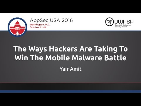 Image thumbnail for talk The Ways Hackers Are Taking To Win The Mobile Malware Battle