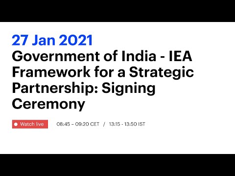 INDIA, IEA ENERGY PARTNERSHIP