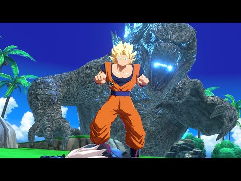 [Blender] Godzilla versus Goku - But can he beat Goku though?
