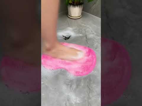 KALPAVRIKSHA Rubbing Artifact Foot Massage Brush, Non-slip pad Silicone brush